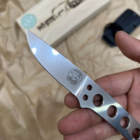 White River Knives Owen Baker Jr ATK Always There Knife 2.25" S35VN Stonewashed Blade, Skeletonized Handle, Kydex Sheath - WR-ATK