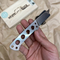 White River Knives Owen Baker Jr ATK Always There Knife 2.25" S35VN Stonewashed Blade, Skeletonized Handle, Kydex Sheath - WR-ATK