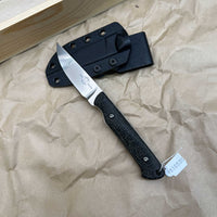 White River Knives Small Game Knife 2.625" S35VN Stonewashed Blade, Micarta Handles, Kydex
