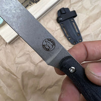 White River Knives Exodus 4 Fixed Blade Knife 3.88" S35VN Stonewashed Micarta Handles