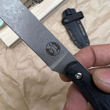 White River Knives Exodus 4 Fixed Blade Knife 3.88" S35VN Stonewashed Micarta Handles