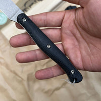 White River Knives Exodus 4 Fixed Blade Knife 3.88" S35VN Stonewashed Micarta Handles
