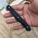 White River Knives Exodus 4 Fixed Blade Knife 3.88" S35VN Stonewashed Micarta Handles