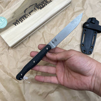 White River Knives Exodus 4 Fixed Blade Knife 3.88" S35VN Stonewashed Micarta Handles