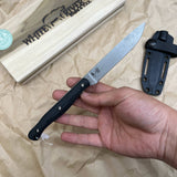 White River Knives Exodus 4 Fixed Blade Knife 3.88" S35VN Stonewashed Micarta Handles