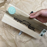 White River Knives Exodus 4 Fixed Blade Knife 3.88" S35VN Stonewashed Micarta Handles