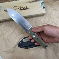 White River Knives FC5 Fixed 5" S35VN Stonewashed Blade Micarta Handles