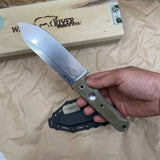 White River Knives FC5 Fixed 5" S35VN Stonewashed Blade Micarta Handles
