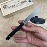 White River Knives Exodus 3 Fixed Blade Knife 3.15" S35VN Stonewashed Micarta Handles