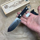 White River Knives FC3.5 Pro Fixed Blade Knife 3.5" S35VN Stonewashed, Textured Black G10 Handles,