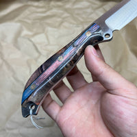 BUSSE Three-layer wooden handle mosaic rivets INFI No.001  RadioActive Mean street