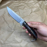 BUSSE Three-layer wooden handle mosaic rivets INFI No.001  RadioActive Mean street