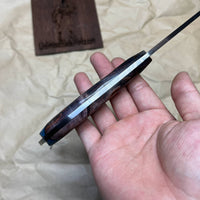 BUSSE Three-layer wooden handle mosaic rivets INFI No.001  RadioActive Mean street