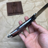 BUSSE Three-layer wooden handle mosaic rivets INFI No.001  RadioActive Mean street