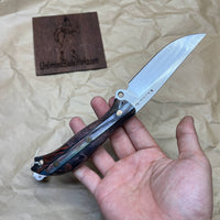 BUSSE Three-layer wooden handle mosaic rivets INFI No.001  RadioActive Mean street