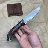BUSSE Three-layer wooden handle mosaic rivets INFI No.001  RadioActive Mean street