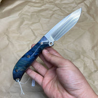 BUSSE Blue handle mosaic rivets INFI No.005 Mountain Duty