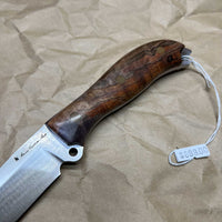 BUSSE Red linen INFI handmade satin finish with stabilized wood handle  RadioActive Mean street