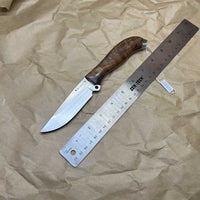 BUSSE Red linen INFI handmade satin finish with stabilized wood handle  RadioActive Mean street