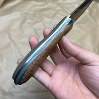 BUSSE Custom Shop Wooden ELMAX steel  Crab Shack