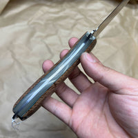 BUSSE Custom Shop Wooden ELMAX steel  Crab Shack