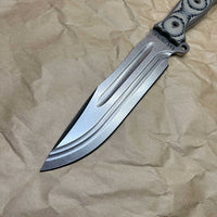 BUSSE Hell Razor ll Stonewashed with tan/black g10