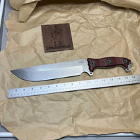 BUSSE Anorexic Fusion Battle Mistress Stonewashed withred/black g10 handles
