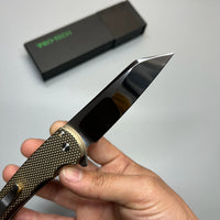 Protech Malibu Hand Ground Compound Grind Hi Polish