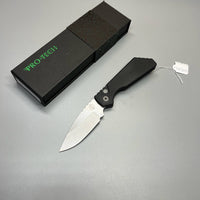 Strider + Pro-Tech PT Automatic Knife Black (2.75" Stonewash Magnacut)