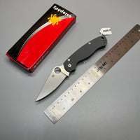 Spyderco C81GPDGY2 Paramilitary 2 Folding Knife 3.47" Maxamet Satin Blade, Dark Gray G10 Handles