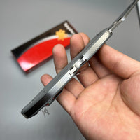 Spyderco Stretch 2XL Folding Knife 3.99" CPM-CruWear Satin Plain Blade, Gray G10 Handles - C258GPGYCW
