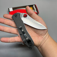 Spyderco Gayle Bradley 2 Folding Knife 3.6" CPM-M4 Plain Blade, Carbon Fiber/G10 Laminate Handles - C134CFP2