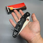 Spyderco Police 4 Lightweight Folding Knife 4.39" VG10 Satin Plain Blade, Black FRN Handles - C07PBK4