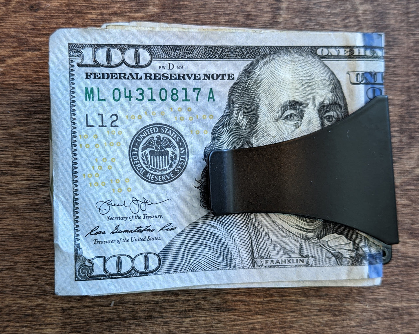 2nd Ammendment RFID Money clip card wallet