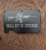 2nd Ammendment RFID Money clip card wallet