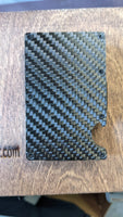 Carbon Fiber Money clip card wallet