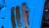 Titanium Spyderco Paramilitary 2 Scales