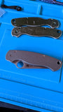 Titanium Spyderco Paramilitary 2 Scales