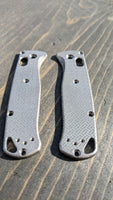 Textured Titanium Benchmade Bugout Scales full size 535 Ambidextrous