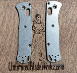 Titanium Benchmade Mini-Bugout Scales  533 Ambidextrous