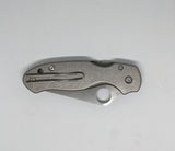 Titanium Spyderco Paramilitary 3 Lightweight Scales