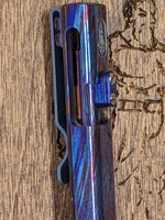 Oval V2 Bolt Action Pen Timascus 5"