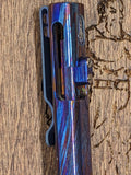 Oval V2 Bolt Action Pen Timascus 5"