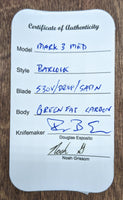 A2D Barlock Medium Green Fat Carbon