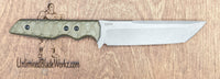 A2D Attack Tanto Medium OD Caveman in S35VN
