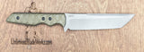 A2D Attack Tanto Medium OD Caveman in S35VN