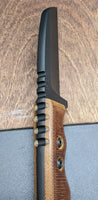 A2D EDC Wharnfkiffe 3V Seax Chisel DLC Fixed
