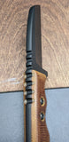 A2D EDC Wharnfkiffe 3V Seax Chisel DLC Fixed