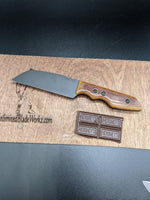 A2D EDC Wharnfkiffe 3V Seax Chisel DLC Fixed