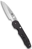 Spyderco Kevin Smock Folding Knife 3.45" S30V Satin Plain Blade, Carbon Fiber/G10 Laminate Handles - C240CFP